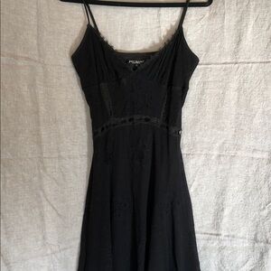 Betsey Johnson Black Midi Dress